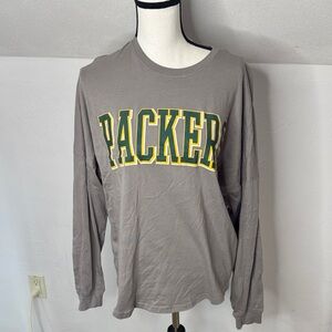 Game Day Couture Gray Packers Long Sleeve Shirt